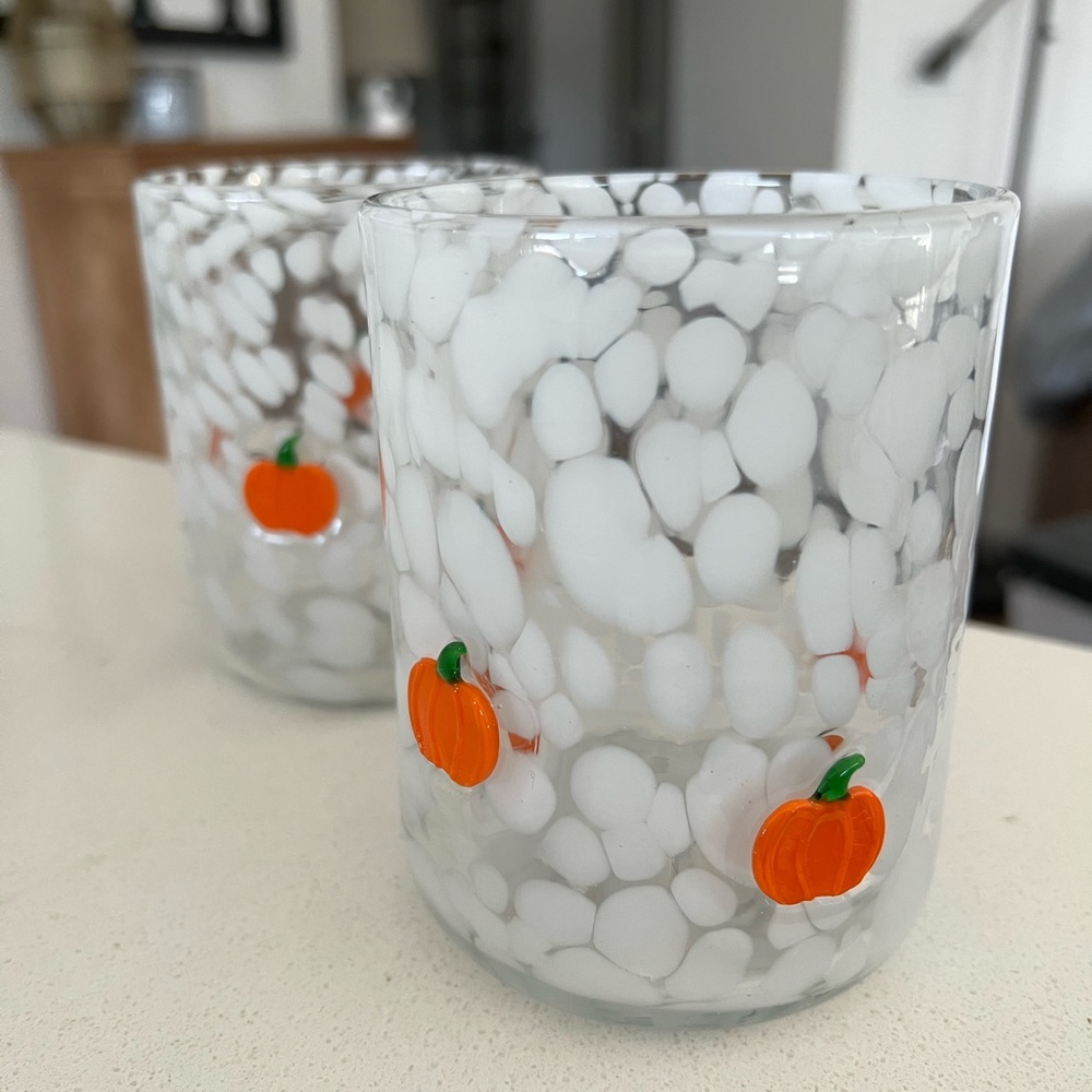 NWT Anthropologie Mystic Juice Pumpkin Glassware